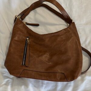 Brown Shoulder Bag and back pack